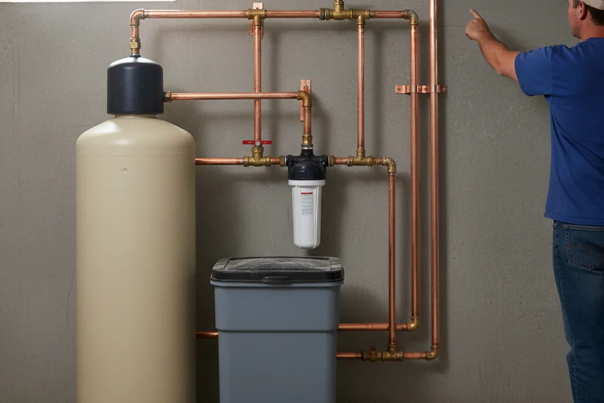 Whole-house water treatment system installed in Little Falls